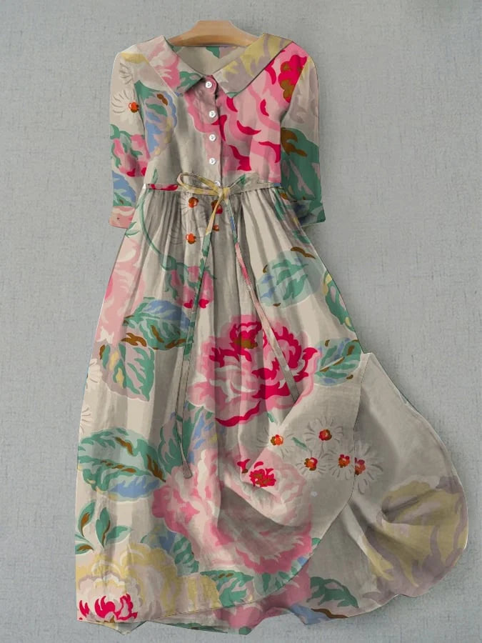 Patricia | Robe Légère Fleurie Confort Quotidien