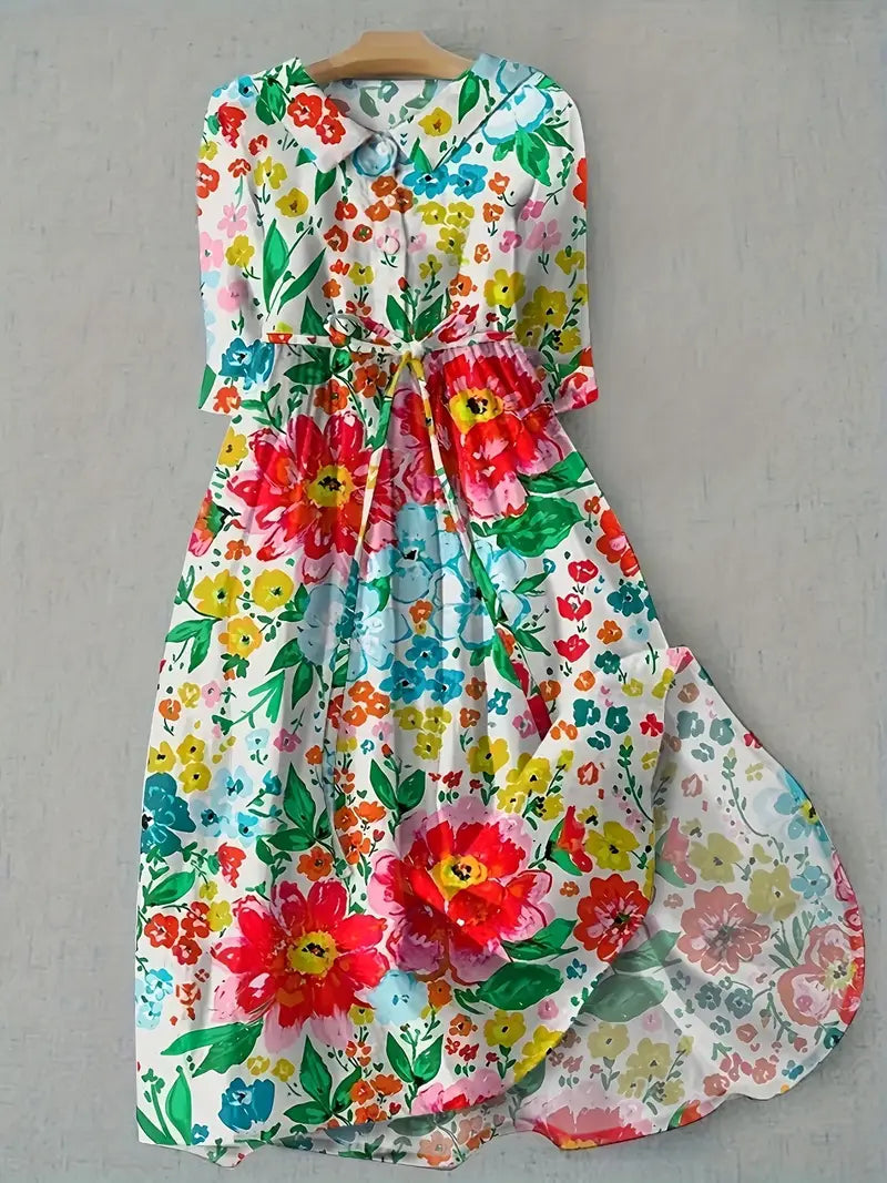 Natalia | Robe Légère Fleurie au Charme Discret
